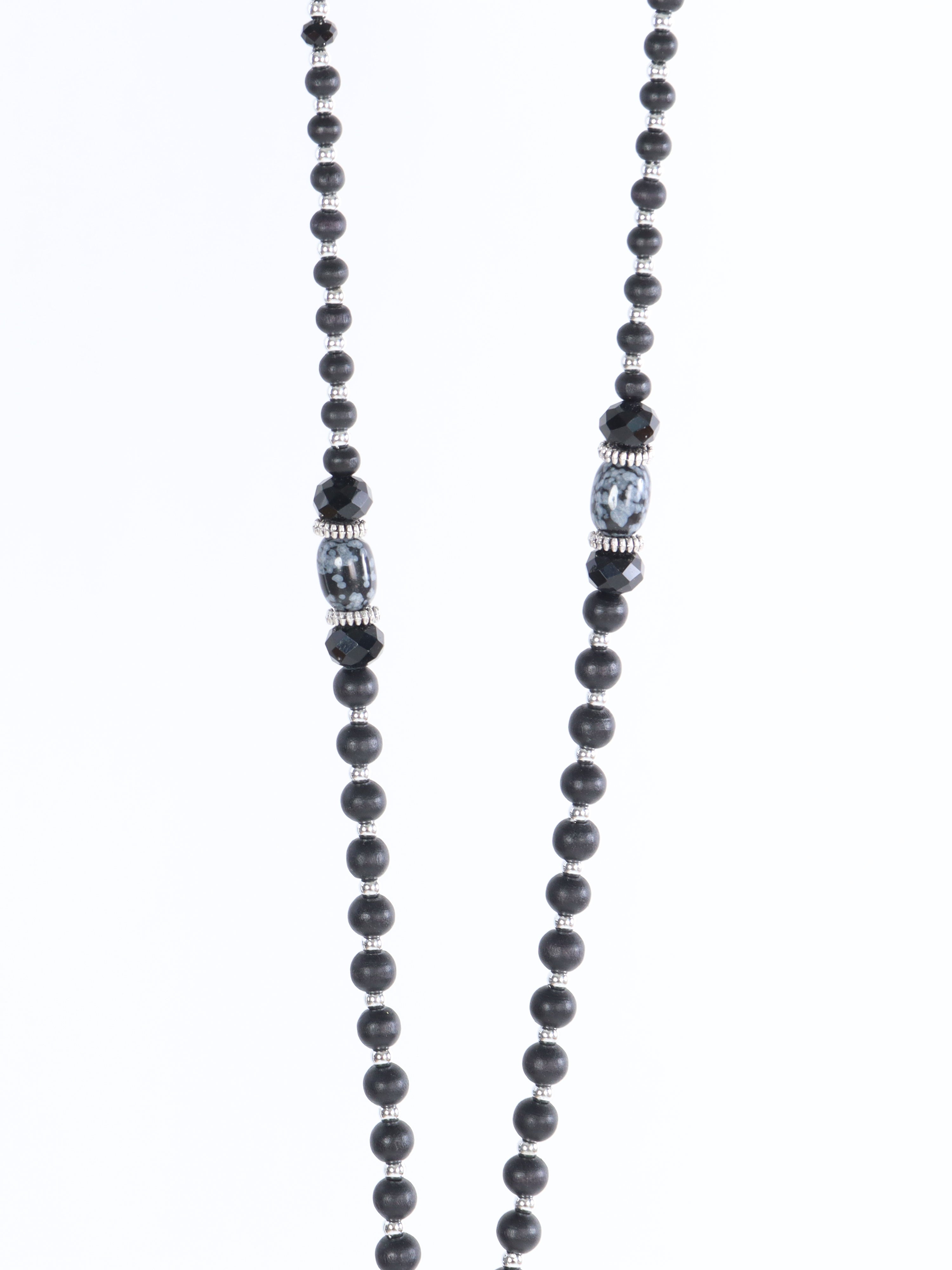 Dora - Sort kæde med bøffel og kvast